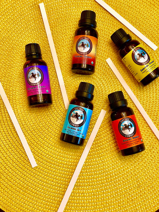 Aromatic Card | Sample the Scents of Cottage Cowboy Organic EO Blends at Home