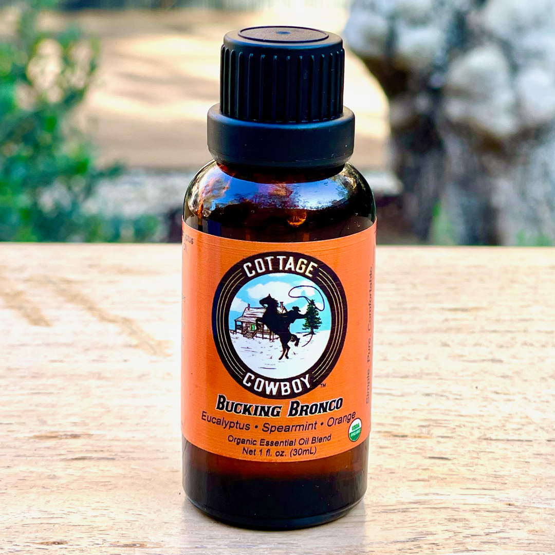 ENERGY Organic Essential Oil Blend (Spearmint, Orange & Eucalyptus) BUCKING BRONCO (RESTORING ENERGY)