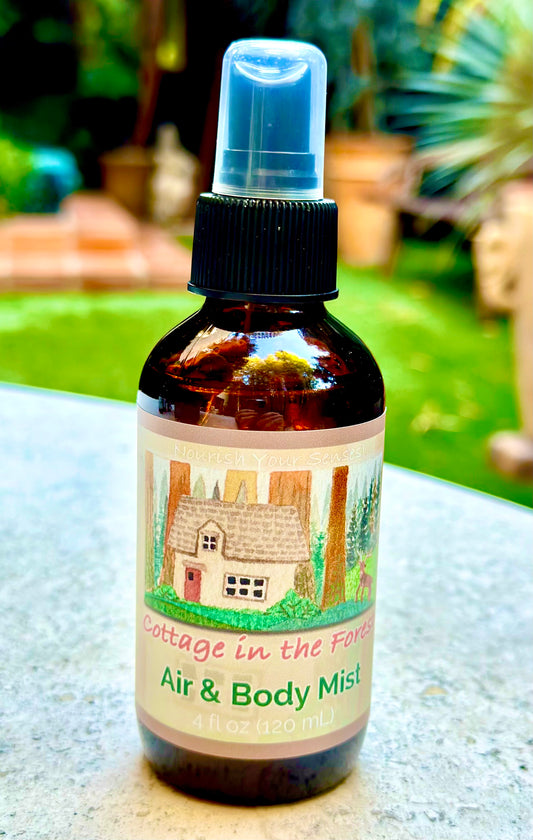 Cottage in the Forest | Air & Body Mist in Glass Amber Bottle (4 fl oz)