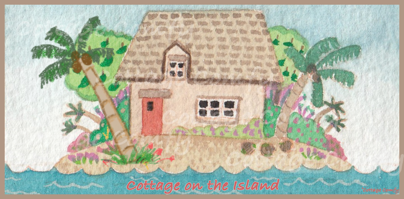 Cottage on the Island | Essential Oil Candle in Amber Jar (9oz)