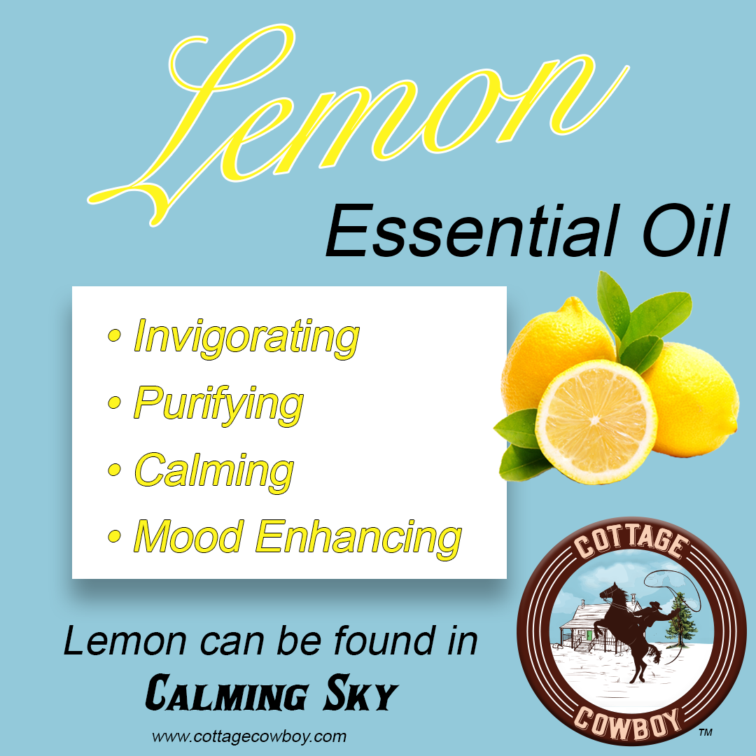 CALM Organic Essential Oil Blend (Ylang Ylang, Lemon & Vetiver) CALMING SKY