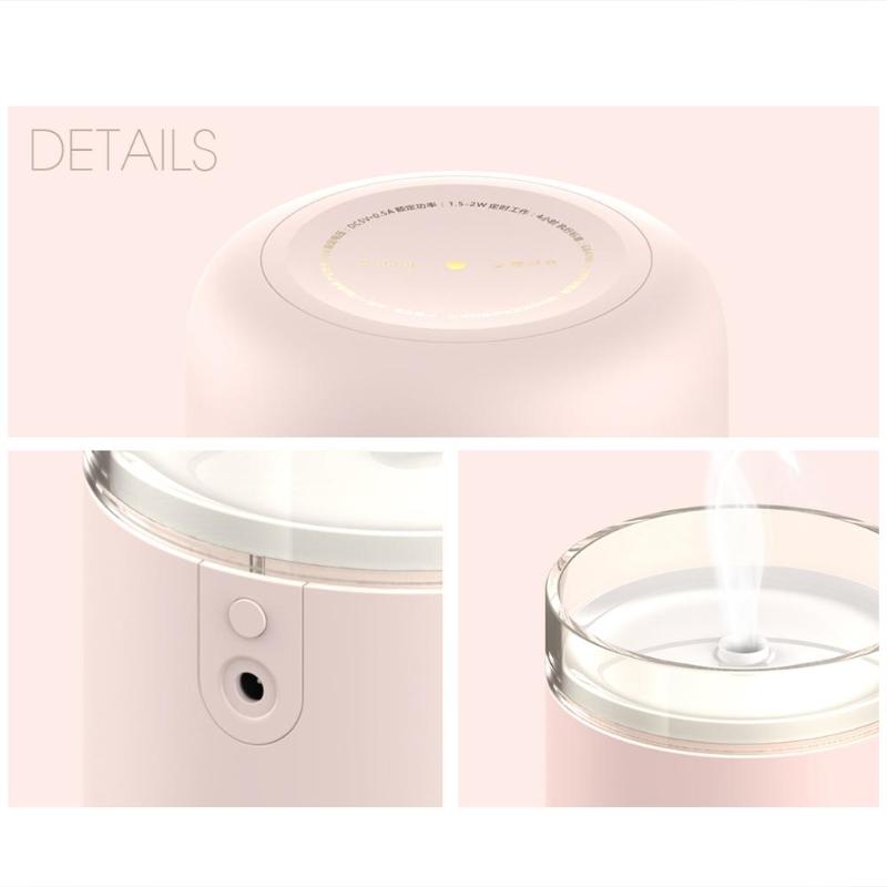 Faux Candle Diffuser for Aromatherapy with LED Nightlight (280ml)