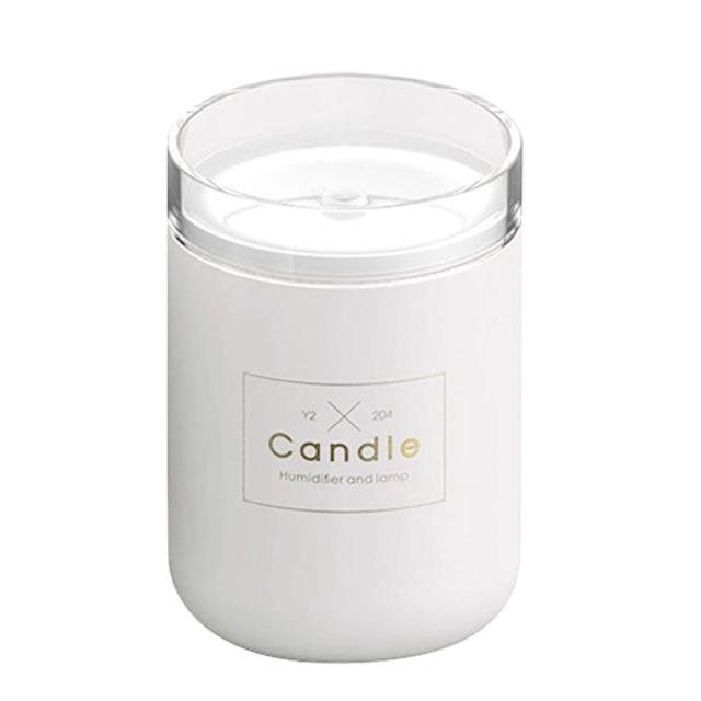 Faux Candle Diffuser for Aromatherapy with LED Nightlight (280ml)