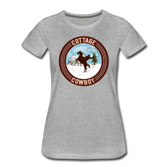 Cottage Cowboy Women's T-Shirt - heather gray