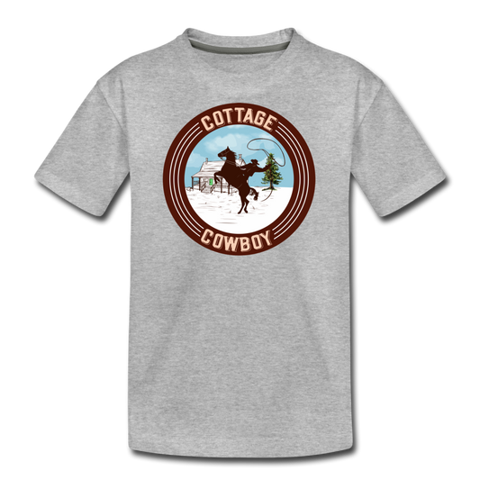 Cottage Cowboy Kids' T-Shirt - heather gray