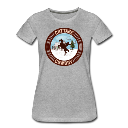 Cottage Cowboy Women's T-Shirt - heather gray