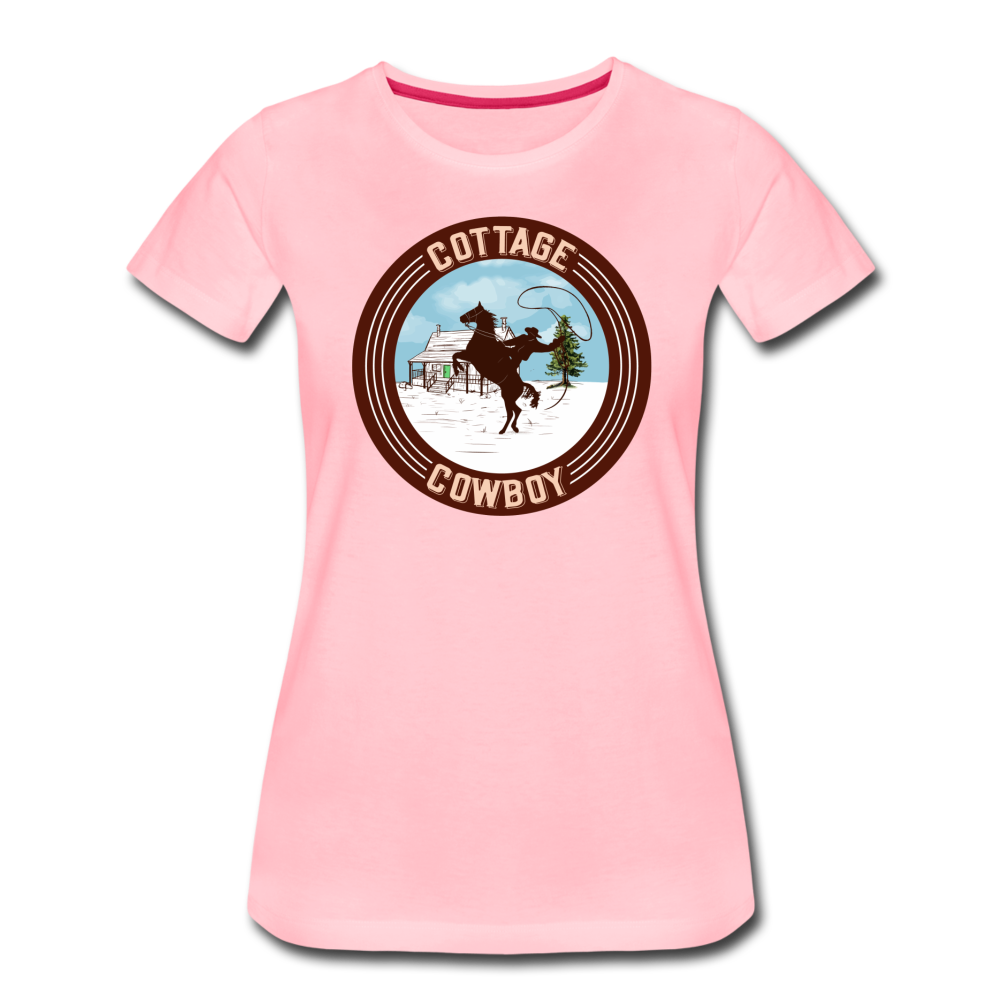 Cottage Cowboy Women's T-Shirt - pink