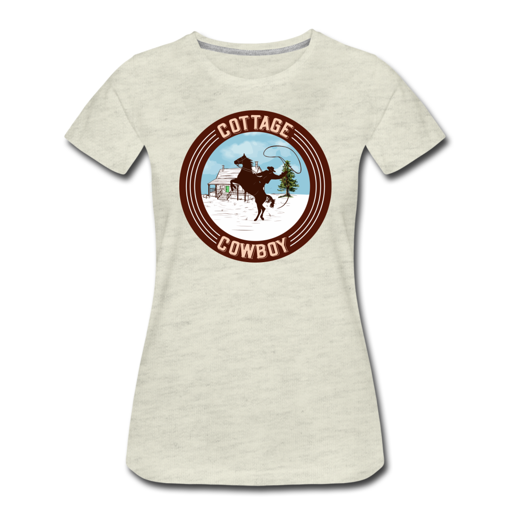 Cottage Cowboy Women's T-Shirt - heather oatmeal