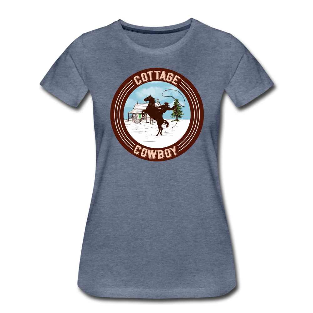 Cottage Cowboy Women's T-Shirt - heather blue